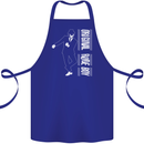 Original Rude Boy 2Tone 2 Tone SKA Cotton Apron 100% Organic Royal Blue