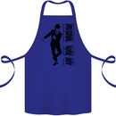 Original Rude Boy 2Tone 2 Tone SKA Cotton Apron 100% Organic Royal Blue