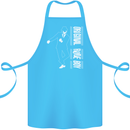Original Rude Boy 2Tone 2 Tone SKA Cotton Apron 100% Organic Turquoise