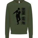 Original Rude Boy 2Tone 2 Tone SKA Kids Sweatshirt Jumper Forest Green