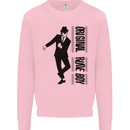 Original Rude Boy 2Tone 2 Tone SKA Kids Sweatshirt Jumper Light Pink