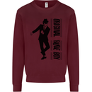 Original Rude Boy 2Tone 2 Tone SKA Kids Sweatshirt Jumper Maroon