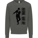 Original Rude Boy 2Tone 2 Tone SKA Kids Sweatshirt Jumper Storm Grey