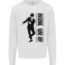 Original Rude Boy 2Tone 2 Tone SKA Kids Sweatshirt Jumper White