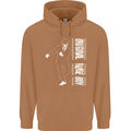 Original Rude Boy 2Tone 2 Tone SKA Mens 80% Cotton Hoodie Caramel Latte