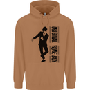 Original Rude Boy 2Tone 2 Tone SKA Mens 80% Cotton Hoodie Caramel Latte
