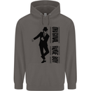 Original Rude Boy 2Tone 2 Tone SKA Mens 80% Cotton Hoodie Charcoal