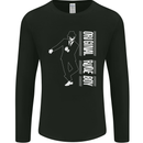 Original Rude Boy 2Tone 2 Tone SKA Mens Long Sleeve T-Shirt Black