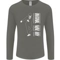 Original Rude Boy 2Tone 2 Tone SKA Mens Long Sleeve T-Shirt Charcoal
