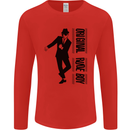 Original Rude Boy 2Tone 2 Tone SKA Mens Long Sleeve T-Shirt Red