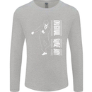 Original Rude Boy 2Tone 2 Tone SKA Mens Long Sleeve T-Shirt Sports Grey