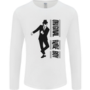 Original Rude Boy 2Tone 2 Tone SKA Mens Long Sleeve T-Shirt White