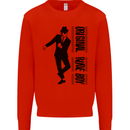 Original Rude Boy 2Tone 2 Tone SKA Mens Sweatshirt Jumper Bright Red