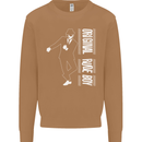 Original Rude Boy 2Tone 2 Tone SKA Mens Sweatshirt Jumper Caramel Latte