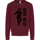 Original Rude Boy 2Tone 2 Tone SKA Mens Sweatshirt Jumper Maroon