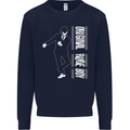 Original Rude Boy 2Tone 2 Tone SKA Mens Sweatshirt Jumper Navy Blue