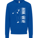Original Rude Boy 2Tone 2 Tone SKA Mens Sweatshirt Jumper Royal Blue