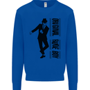 Original Rude Boy 2Tone 2 Tone SKA Mens Sweatshirt Jumper Royal Blue