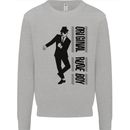 Original Rude Boy 2Tone 2 Tone SKA Mens Sweatshirt Jumper Sports Grey