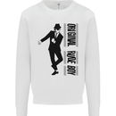 Original Rude Boy 2Tone 2 Tone SKA Mens Sweatshirt Jumper White