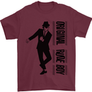 Original Rude Boy 2Tone 2 Tone SKA Mens T-Shirt 100% Cotton Maroon