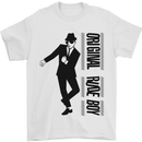 Original Rude Boy 2Tone 2 Tone SKA Mens T-Shirt 100% Cotton White