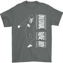 Original Rude Boy 2Tone 2 Tone SKA Mens T-Shirt Cotton Gildan Charcoal