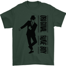 Original Rude Boy 2Tone 2 Tone SKA Mens T-Shirt Cotton Gildan Forest Green