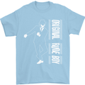 Original Rude Boy 2Tone 2 Tone SKA Mens T-Shirt Cotton Gildan Light Blue