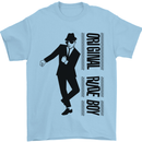 Original Rude Boy 2Tone 2 Tone SKA Mens T-Shirt Cotton Gildan Light Blue