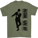 Original Rude Boy 2Tone 2 Tone SKA Mens T-Shirt Cotton Gildan Military Green