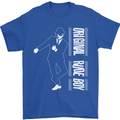 Original Rude Boy 2Tone 2 Tone SKA Mens T-Shirt Cotton Gildan Royal Blue