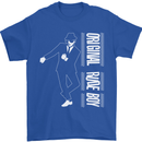 Original Rude Boy 2Tone 2 Tone SKA Mens T-Shirt Cotton Gildan Royal Blue