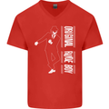Original Rude Boy 2Tone 2 Tone SKA Mens V-Neck Cotton T-Shirt Red