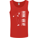Original Rude Boy 2Tone 2 Tone SKA Mens Vest Tank Top Red