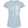 Original Rude Boy 2Tone 2 Tone SKA Womens Petite Cut T-Shirt Light Blue