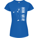 Original Rude Boy 2Tone 2 Tone SKA Womens Petite Cut T-Shirt Royal Blue