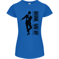 Original Rude Boy 2Tone 2 Tone SKA Womens Petite Cut T-Shirt Royal Blue