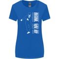 Original Rude Boy 2Tone 2 Tone SKA Womens Wider Cut T-Shirt Royal Blue