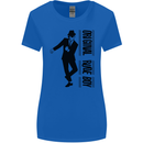 Original Rude Boy 2Tone 2 Tone SKA Womens Wider Cut T-Shirt Royal Blue