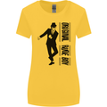 Original Rude Boy 2Tone 2 Tone SKA Womens Wider Cut T-Shirt Yellow