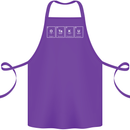 Otaku Manga Anime Video Games Gamer Cotton Apron 100% Organic Purple