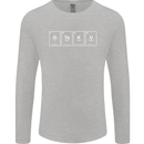 Otaku Manga Anime Video Games Gamer Mens Long Sleeve T-Shirt Sports Grey