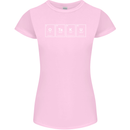 Otaku Manga Anime Video Games Gamer Womens Petite Cut T-Shirt Light Pink