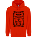 Ouija Board Voodoo Demons Spirits Halloween Childrens Kids Hoodie Bright Red