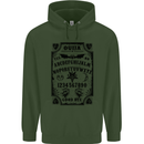 Ouija Board Voodoo Demons Spirits Halloween Childrens Kids Hoodie Forest Green