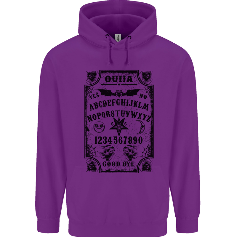 Ouija Board Voodoo Demons Spirits Halloween Childrens Kids Hoodie Purple