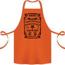 Ouija Board Voodoo Demons Spirits Halloween Cotton Apron 100% Organic Orange