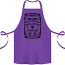 Ouija Board Voodoo Demons Spirits Halloween Cotton Apron 100% Organic Purple