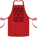 Ouija Board Voodoo Demons Spirits Halloween Cotton Apron 100% Organic Red